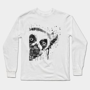 Lemur peeking Long Sleeve T-Shirt